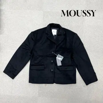 새상품 M_ MOUSSY 자켓 긴팔 블랙 M사이즈 여성용
