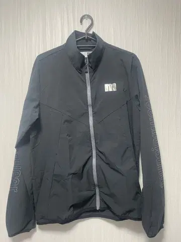 블랙 풀 지퍼 자켓 남성 의류