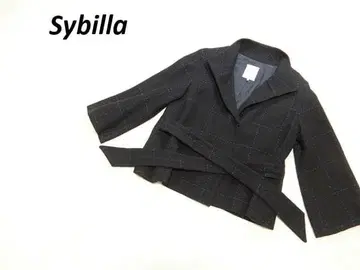 새상품급 Sybilla 시빌라 울 벨트 자켓 브라운 M