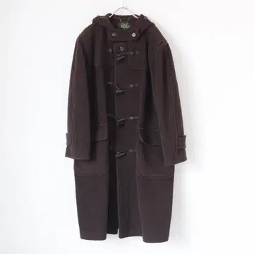 NEWYORKER 더플 코트 M 사이즈 브라운 후디 울