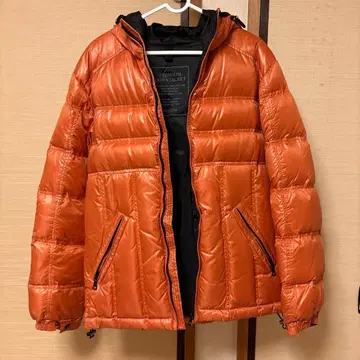 프리미엄 다운 자켓 M 오렌지