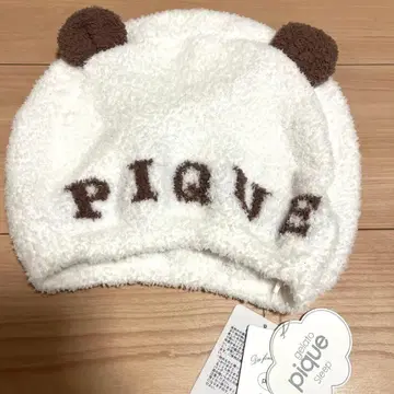 젤라또피케 PIQUE 귀도리 모자 F 화이트 팬더