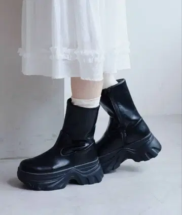 kastane 가죽 미들 부츠