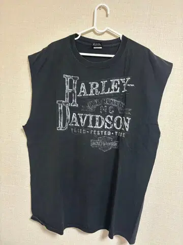 할리데이비슨 블랙 탱크탑