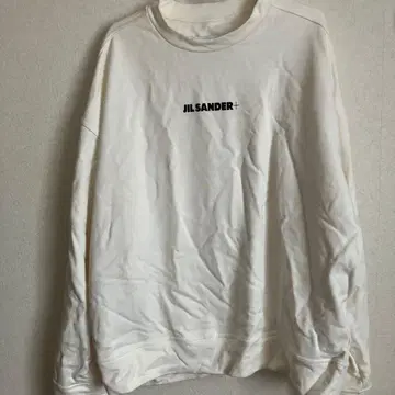질 샌더+ 화이트 맨투맨 L