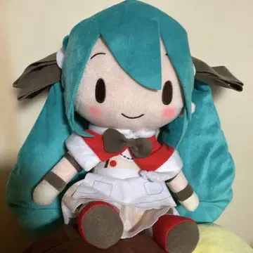 하츠네 미쿠 M 사이즈 후와푸치 봉제 인형 크리스마스 2025