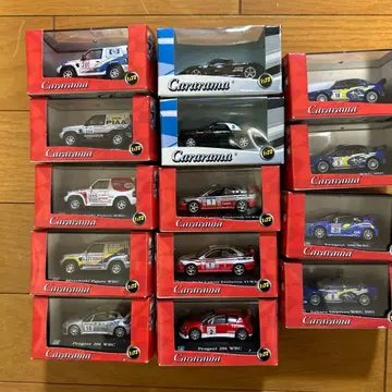 Cararama 미쓰비시 파제로 WRC 14대 세트