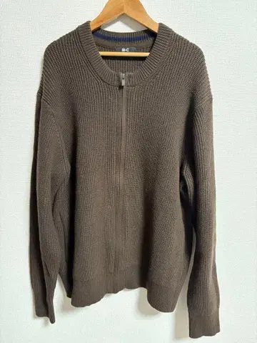 크루넥 풀 집업 가디건 유니클로