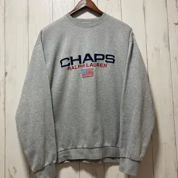 랄프 로렌 CHAPS 맨투맨 트레이닝복 90s 성조기 자수 로고