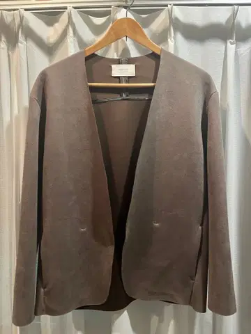 STUDIOUS 페이크 스웨이드 가디건 자켓