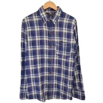 블루블루 BLUE BLUE 린넨코튼 체크 셔츠