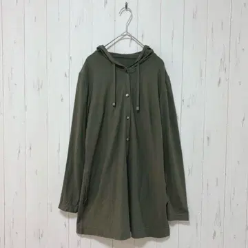 Y161 leilian 레리안 후드 부착 라이트 아우터 겉옷 카키 M