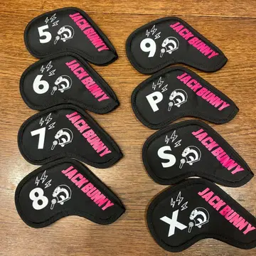 JACK BUNNY 아이언용 골프헤드커버 8개 세트