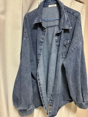 add COLOR 블루 데님 자켓