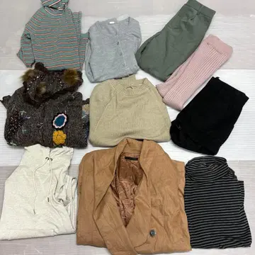 여성용 캐주얼 셋업 S 사이즈 묶음 판매 세트 코트