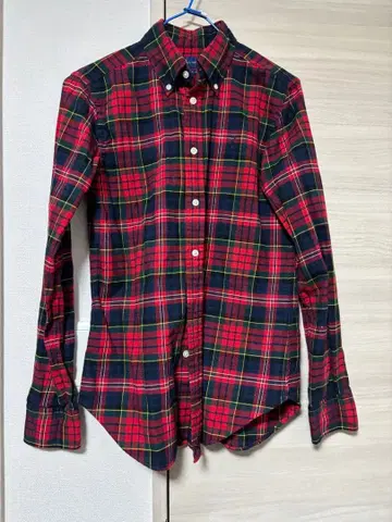 거의 미사용 새상품급 랄프 로렌 셔츠 classic fit 체크 무늬