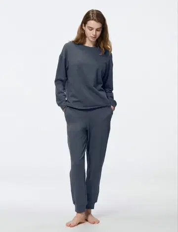 GU 스트레치 소프트 라운지 세트 M 네이비