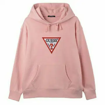 guess 후드티 핑크