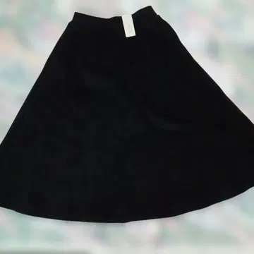 안피로 블랙 플레어 스커트 겨울