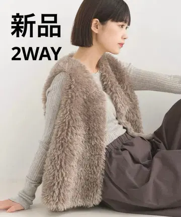 새상품 [ OMNES ] 푸들 퍼 리버서블 베스트