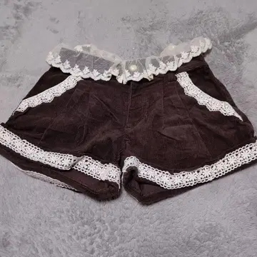 LIZ LISA 브라운 코듀로이 숏팬츠