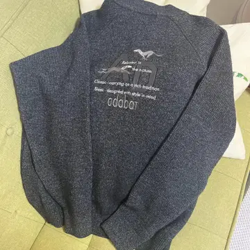 adabat 니트 트레이닝복 강아지 하프 지퍼 아다바트