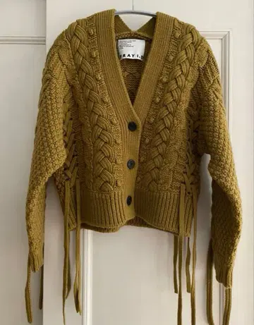 FRAY I.D 가디건 카키