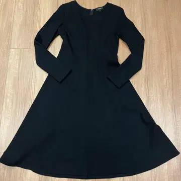 테리 네이비 A라인 원피스 P사이즈