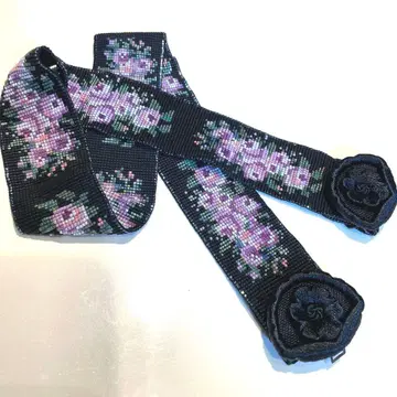 비즈 직조 핸드메이드 벨트