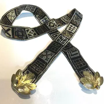 비즈 직조 핸드메이드 벨트