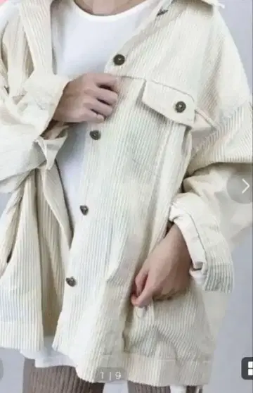 코듀로이 자켓 프리 사이즈