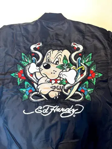 GALFYxEd Hardy 콜라보 MA-1 L 사이즈