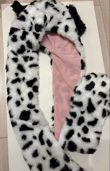 달마시안 머플러 팬캡 101마리 강아지