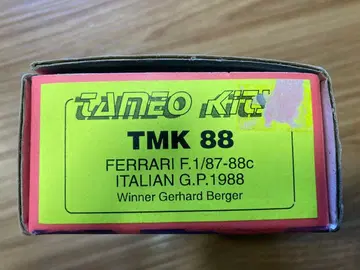 [ 중고 미제작 ] TAMEO 1/43 페라리 F187/88C