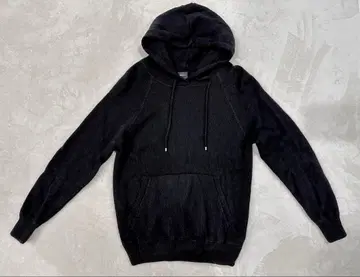 [ BAFY ] 블랙 후드 부착 니트 후드티 L 사이즈 상당