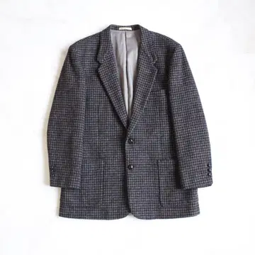 Papas SYDNEY 테일러드 자켓 L 사이즈 트위드 그레이