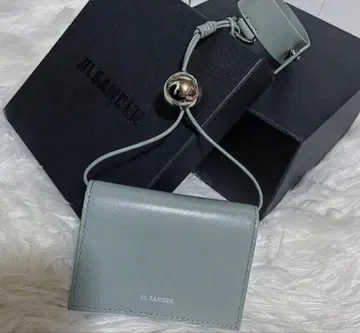 새상품급 JIL SANDER 질 샌더 미니 지갑 팔찌