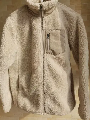 베이지 플리스 자켓 사이즈 160