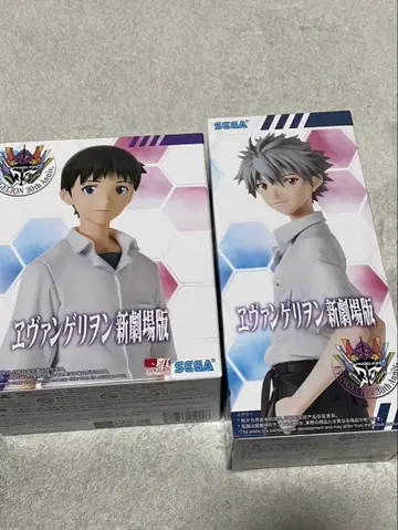 에반게리온 신극장판 이카리 신지 나기사 카오루 피규어 2세트