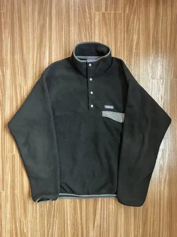 Patagonia 신틸라 스냅T 플리스 자켓 M 블랙