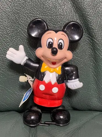 레어 레트로 Tomy 미키 태엽 피규어 TDR 택 포함