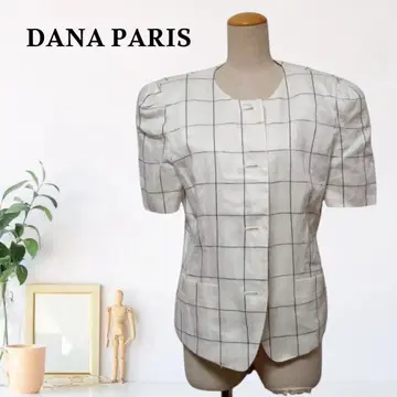 zC100 [ L ] DANA PARIS 노카라 자켓 퍼프 슬리브