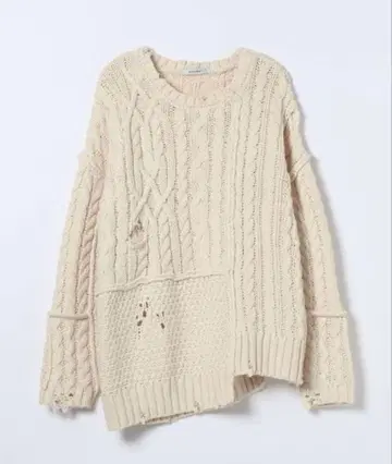 [ JEANASIS ] 리메이크 라이크 케이블 풀오버