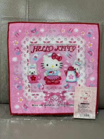 레어 지역 한정 키티 손수건 레스토랑 한정판 미사용
