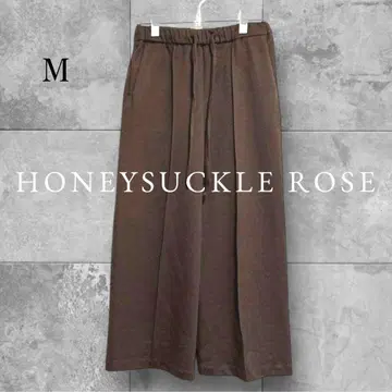 새상품급 허니 로즈 팬츠 넉넉한 와이드 캐주얼 가을/겨울 브라운 M
