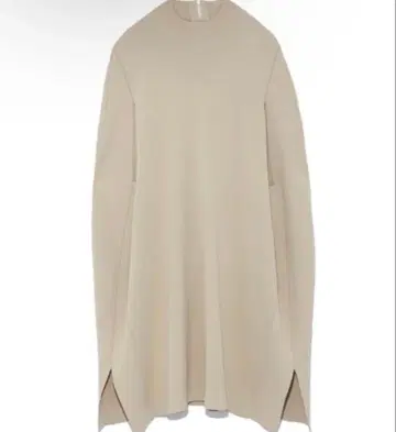 셀포드 망토풍 니트 원피스 베이지