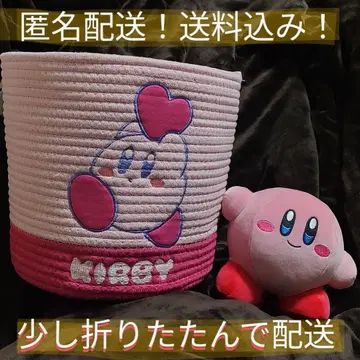 [ 익명 배송 ] 미사용품 별의 커비 로프 버킷 & 말랑봉제 인형 세트