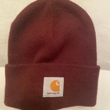 Carhartt 브라운 니트 모자 비니