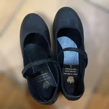 CROWN / 레더 스트랩 슈즈 / 블랙 23.5~24