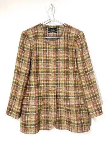 190 Leilian 레리안 고급 울 실크 블렌드 노카라